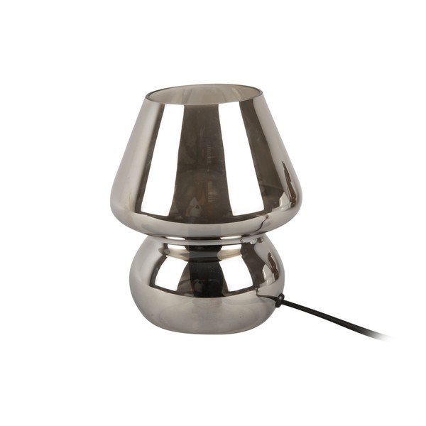 Стъклена настолна лампа в сребрист цвят Стъкло, височина 18 cm - Leitmotiv-image-2