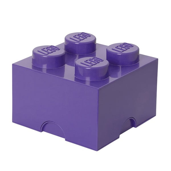 Fialový úložný box čtverec LEGO® Friends
