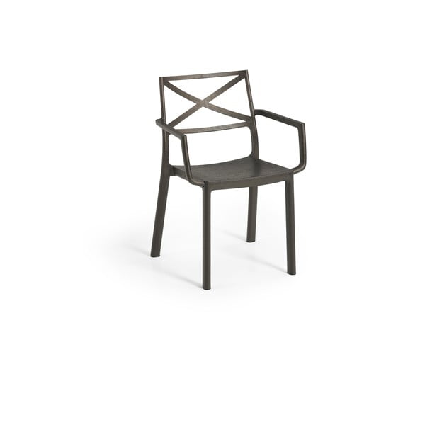 Пластмасов градински стол бронзов Metalix – Keter