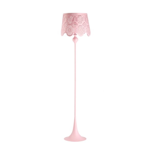 Stojací lampa Ibiza Floor, světle růžová