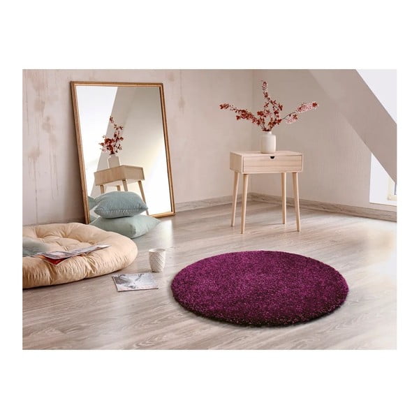 Лилав килим Aqua Liso, ø 100 cm - Universal-image-1