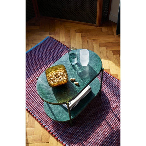 Лилав и син килим от вълна и памук Lexa, 80 x 200 cm - Hübsch-image-4