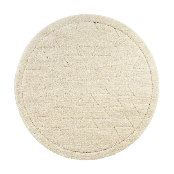 Кремавобял килим, ø 160 cm Norwalk Cara - Mint Rugs