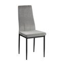 Сиви кадифени трапезни столове в комплект от 2 бр. Kelly – Støraa