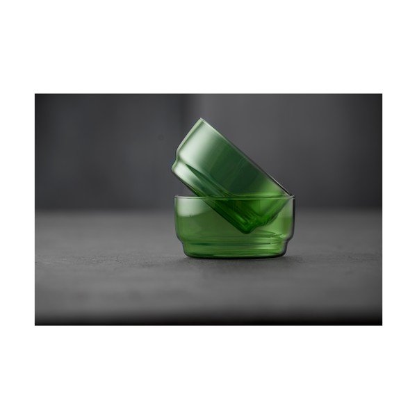 Зелени стъклени купички в комплект от 2 бр. 500 ml Torino – Lyngby Glas-image-3