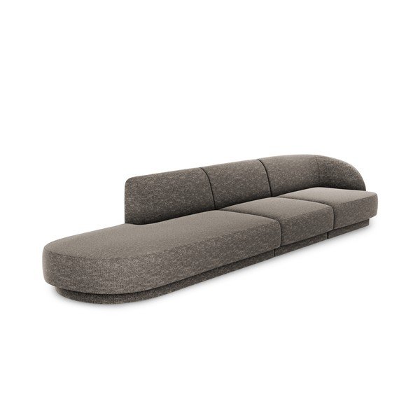 Сив диван 302 cm Miley - Micadoni Home-image-3