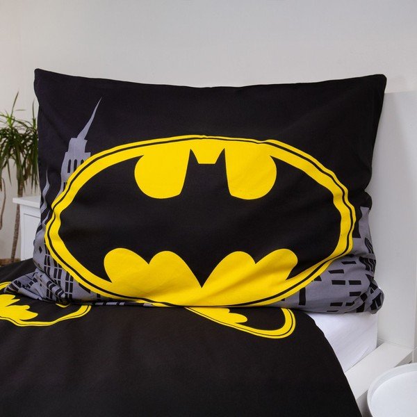 Единично  памучно детско спално бельо 140x200 cm Batman "The Emblem" – Jerry Fabrics-image-4