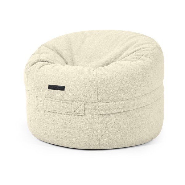 Кремав детски пуф от букле Roll 80 – SLOWDOWN
