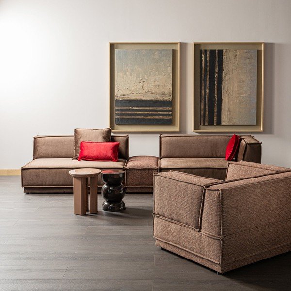 Гланцова кръгла странична масичка ø 40 cm Orivo – WOOOD-image-1