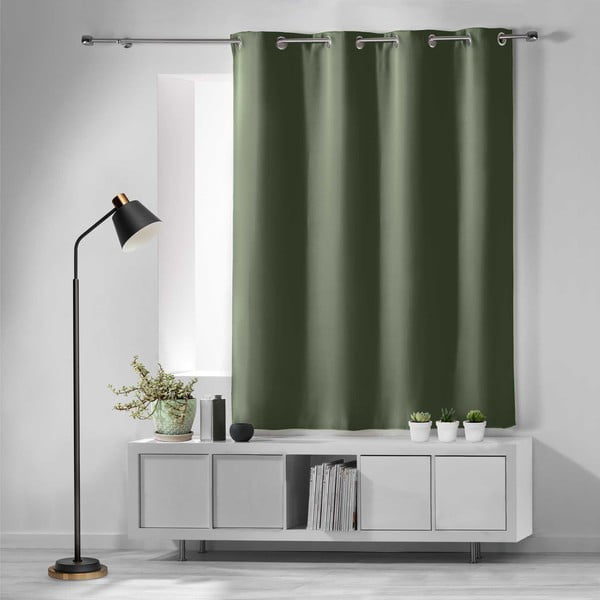 Затъмняваща завеса в цвят каки 135x180 cm Occult – douceur d'intérieur-image-2