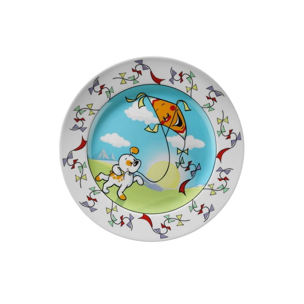 Детски порцеланов комплект за хранене от 5 части Puppy - Kütahya Porselen-image-4