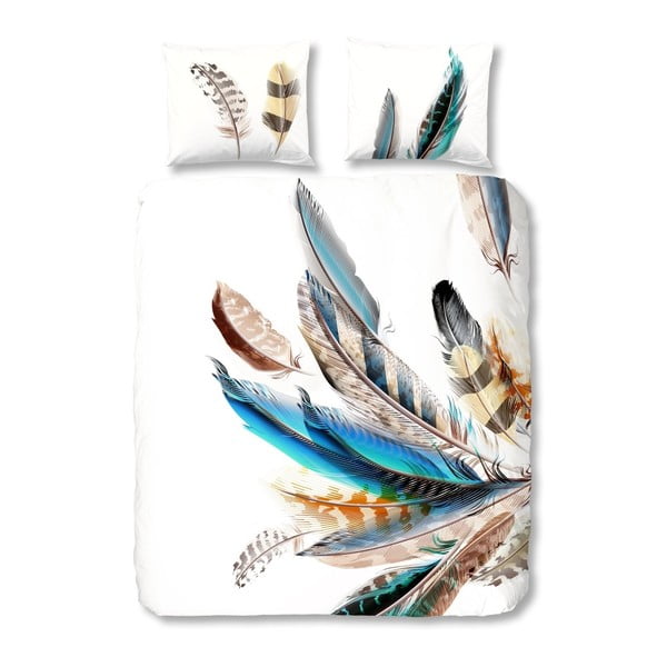 Bavlněné povlečení Müller Textiels Color Feather, 240 x 200 cm