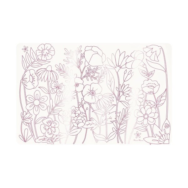 Хартиени подложки за хранене в комплект 8 бр. 28x42.5 cm Butterflies & Flowers – Meri Meri-image-1