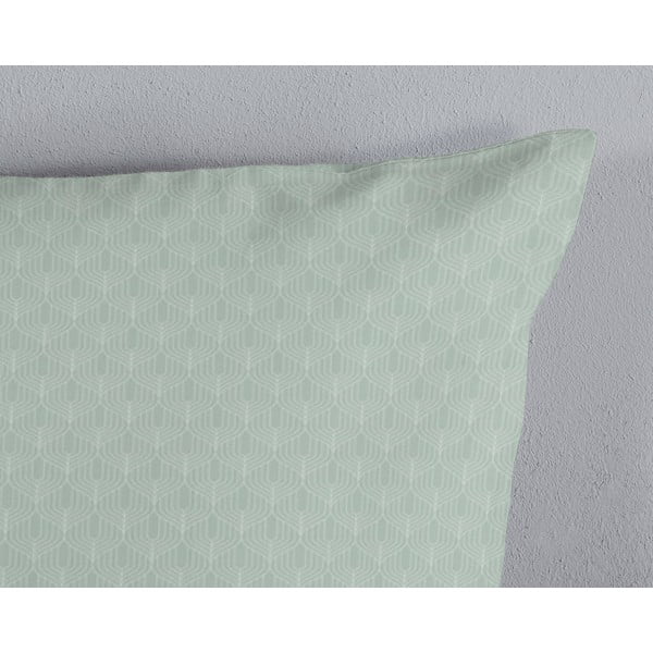 Зелено единично  фланелено спално бельо 140x200 cm Omaira – HIP-image-3