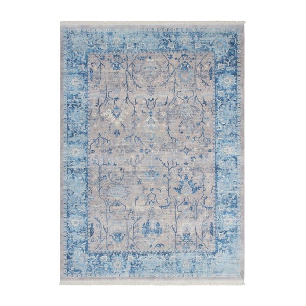 Синьо-сив килим Свободно, 120 x 170 cm - Kayoom