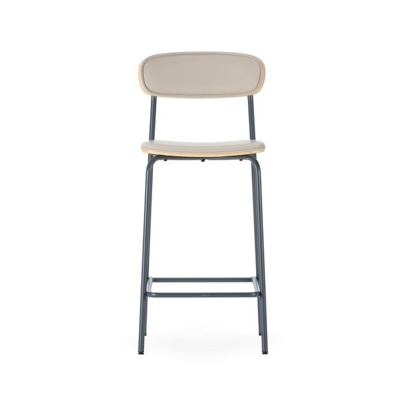 Бежови тапицирани бар столове в комплект 2 бр. (височина на седалката 65,5 cm) Saula – Marckeric-image-2