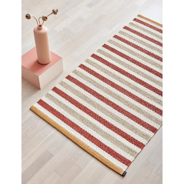 Килим за открито и закрито в тухлен и кремав цвят 180x260 cm Teo Brick – Pappelina-image-1