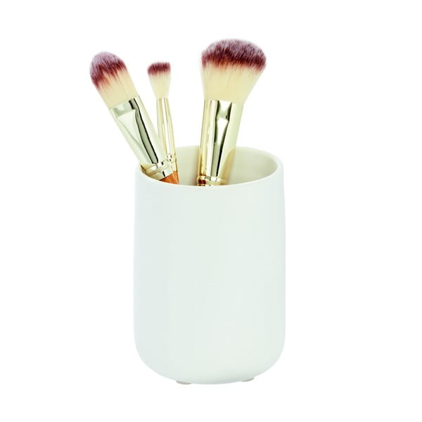 Бяла керамична чаша за четка за зъби Vanity Eco Vanity - iDesign