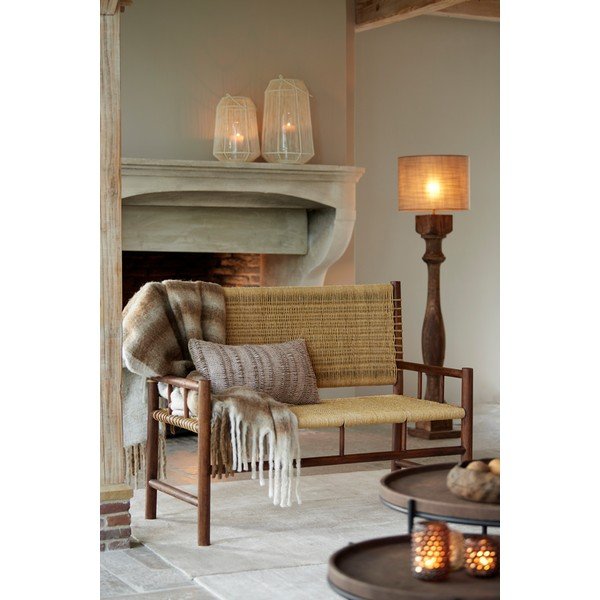 Бежов абажур ø 40 cm Caden – Light & Living-image-1