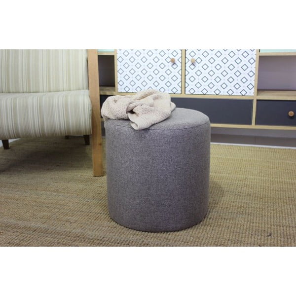 Сива табуретка Silindir – Balcab Home-image-3