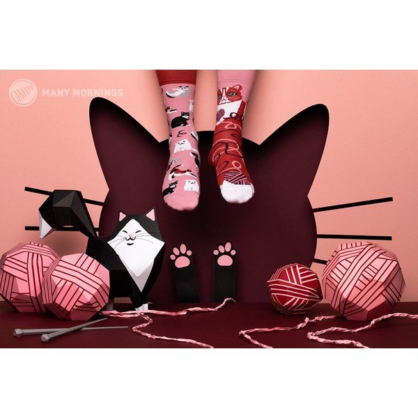 Чорапи Playful Cat, размер 35-38 - Many Mornings-image-1