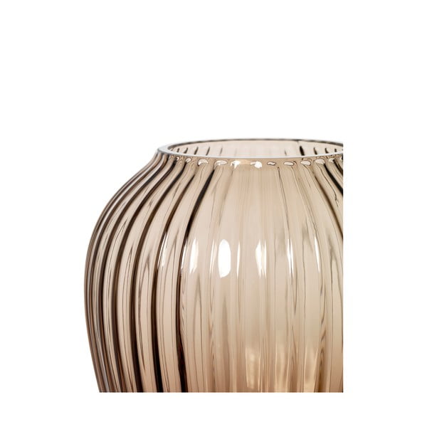 Ваза от кафяво стъкло, височина 18,5 cm Hammershøi - Kähler Design-image-4