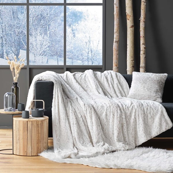 Декоративна възглавница от изкуствена кожа 45x45 cm Alaska – douceur d'intérieur-image-1