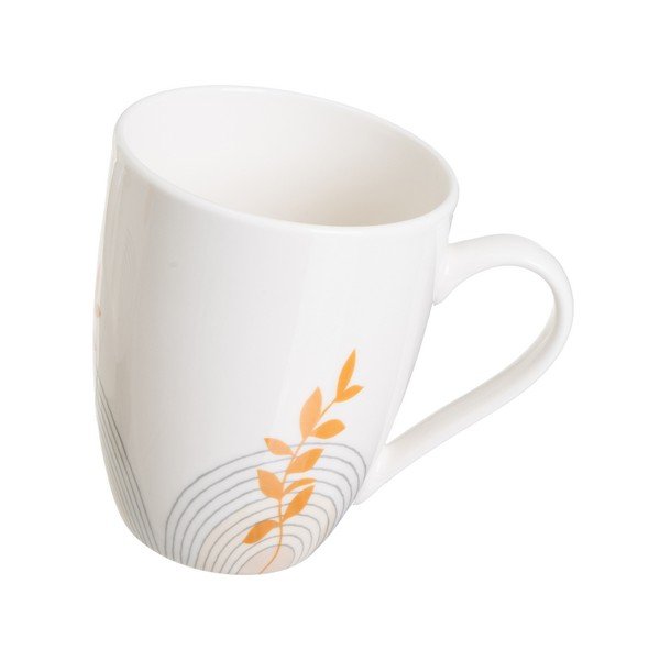 Бели глинени чаши в комплект от 4 бр. 350 ml Sunset – Casa Selección-image-4