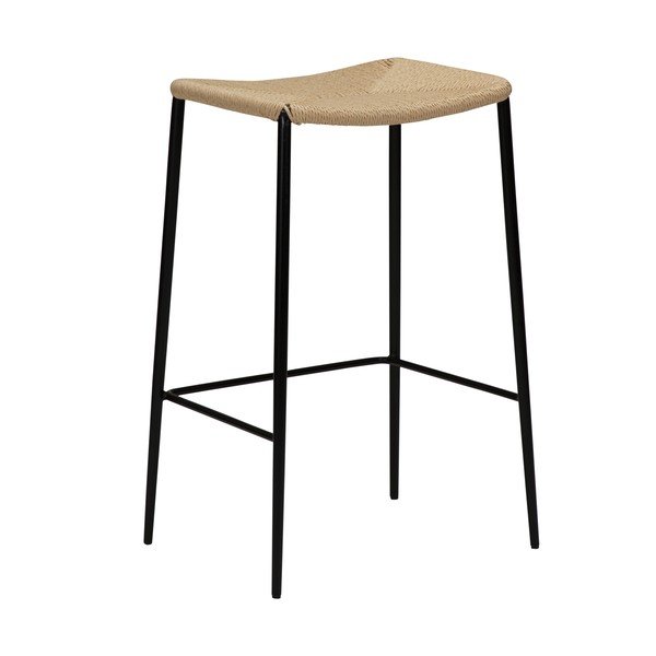 Бежов естествен бар стол , височина 68 cm Stiletto - DAN-FORM Denmark-image-3