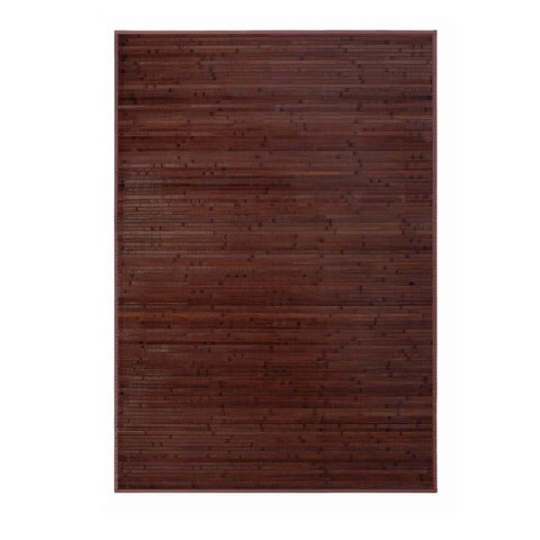 Тъмнокафяв бамбуков килим 140x200 cm - Casa Selección