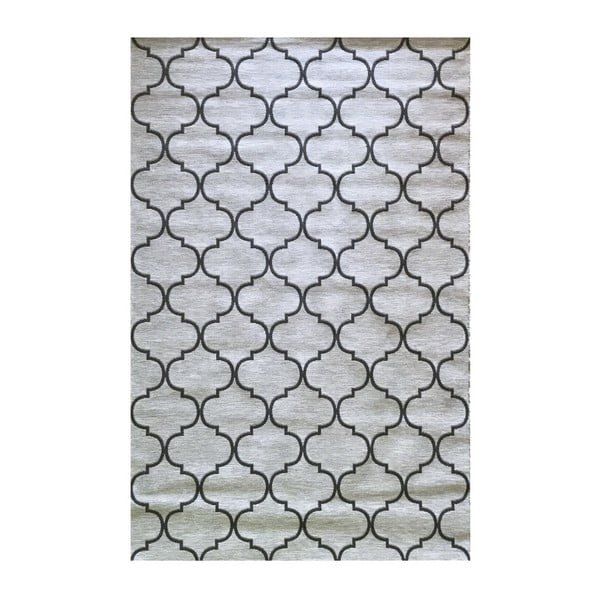 Сив килим с висока устойчивост Trellis Grey, 194 x 290 cm - Floorita