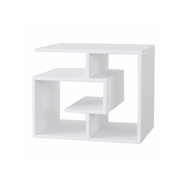 Bílý odkládací stolek k pohovce Labirent-image-4