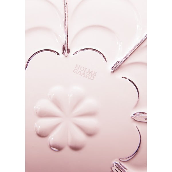 Светлорозови десертни стъклени чинии в комплект от 2 броя ø 16 см Lily - Holmegaard-image-4