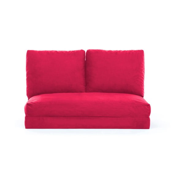 Червено-розов разтегателен диван 120 cm Taida - Artie