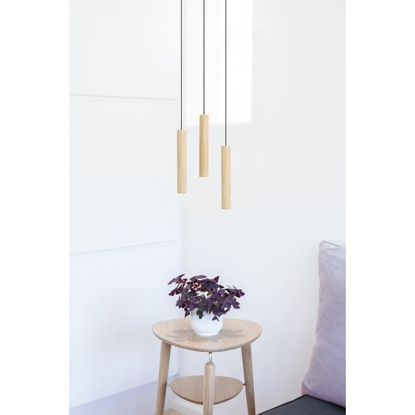 LED висяща лампа с дървен абажур ø 3 cm Chimes - UMAGE-image-4