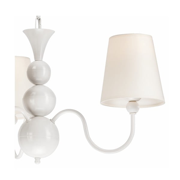 Бяло висящо осветително тяло - LAMKUR-image-3