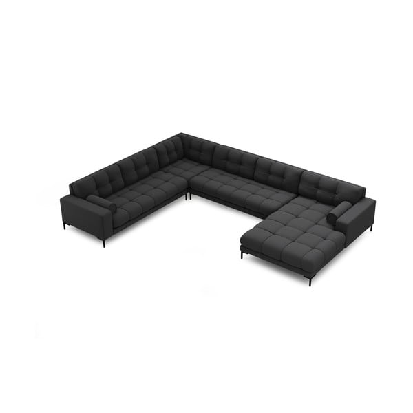 Тъмносив ъглов диван (ляв ъгъл) Bali – Cosmopolitan Design-image-4