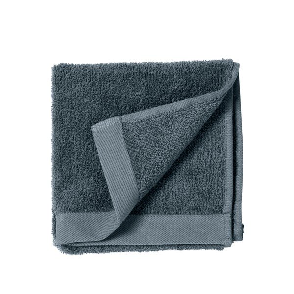 Синя хавлиена кърпа от памук Китай, 60 x 40 cm Comfort Organic - Södahl-image-2