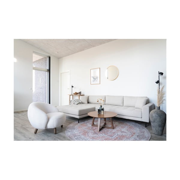 Син и оранжев кръгъл килим ø 200 cm Havana - House Nordic-image-1