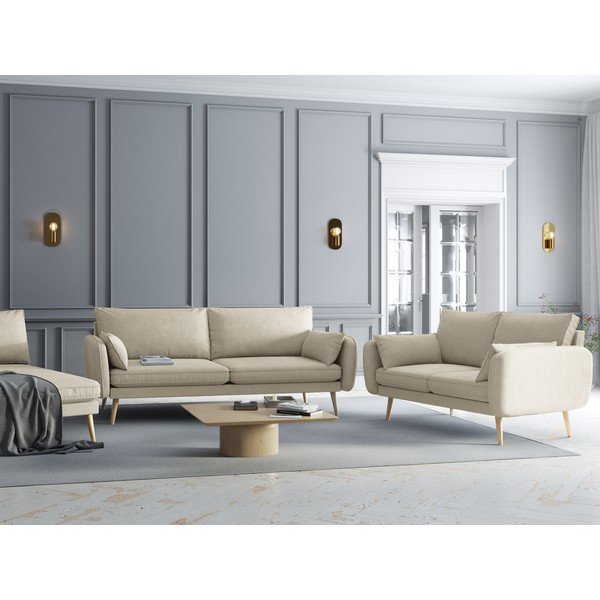 Бежов диван , 228 cm Lento - Kooko Home-image-1
