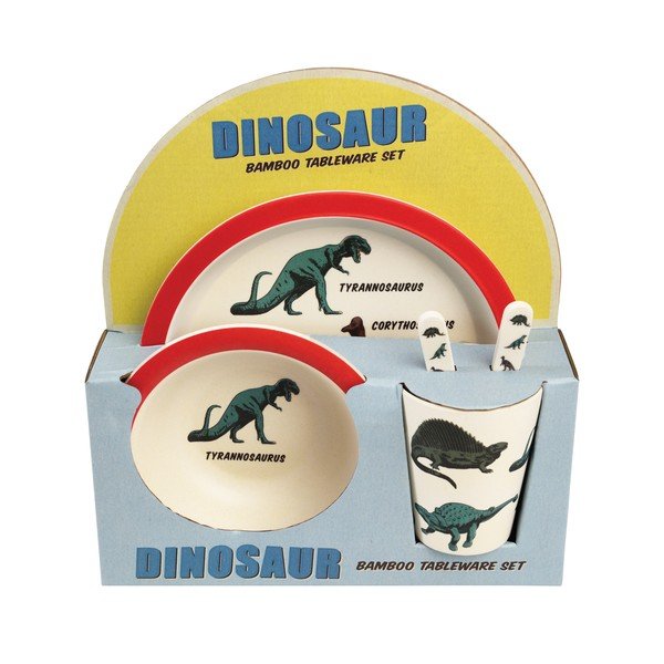 Sada dětského nádobí s dinosaury Rex London, 5 ks