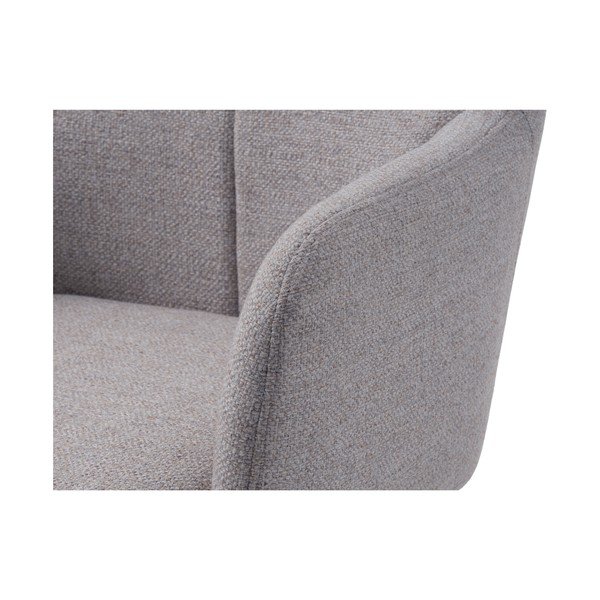 Светлосиво въртящо се релаксиращо кресло Manning – Unique Furniture-image-1