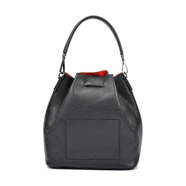 Černá kožená kabelka Renata Corsi  Caroline
