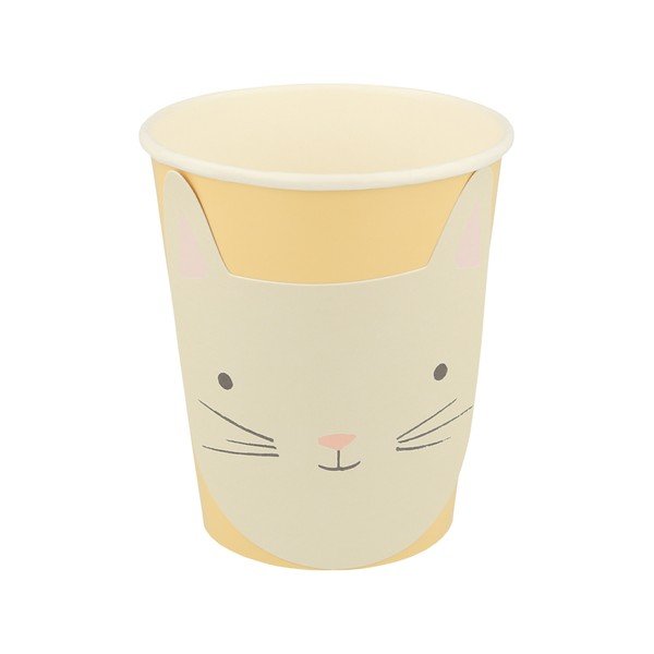 Хартиени чаши за еднократна употреба в комплект  8 бр. Cat – Meri Meri-image-4