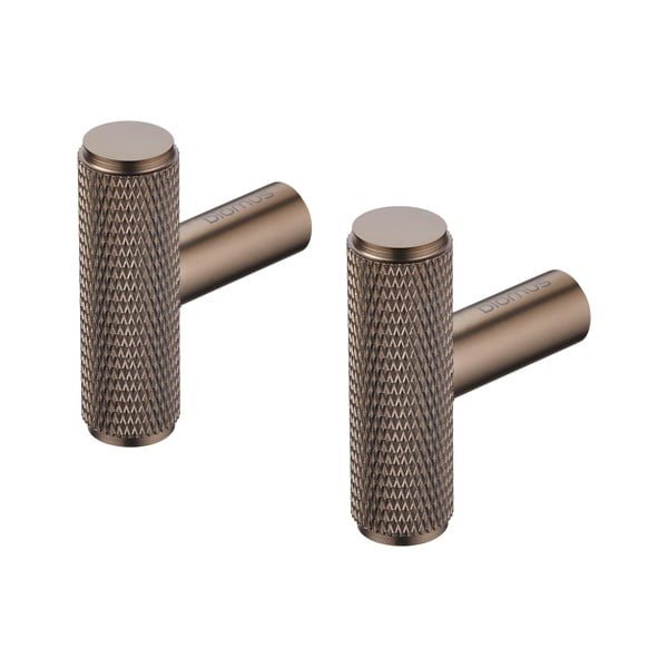 Сиви стенни метални куки в комплект от 2 бр. Rof – Blomus