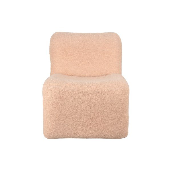 Бежово и светлокафяво кресло от букле Fuerza – Leitmotiv-image-2