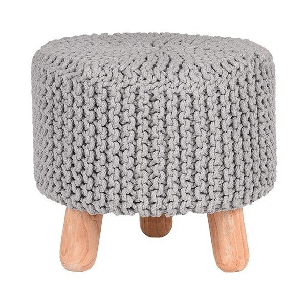 Светлосива табуретка Kota - LABEL51-image-2