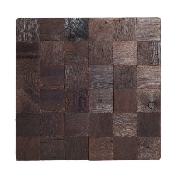 Nástěnná dekorace Wooden Brown, 60x60 cm