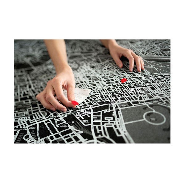 Черна стенна карта на Европа Pin World, 100 x 80 cm Pin Europe - Palomar-image-4