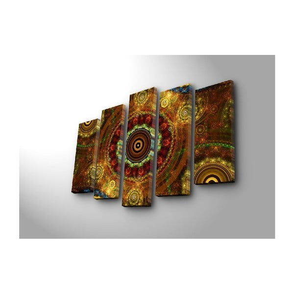 Картина от няколко части Бохо, 105 x 70 cm - Wallity-image-3